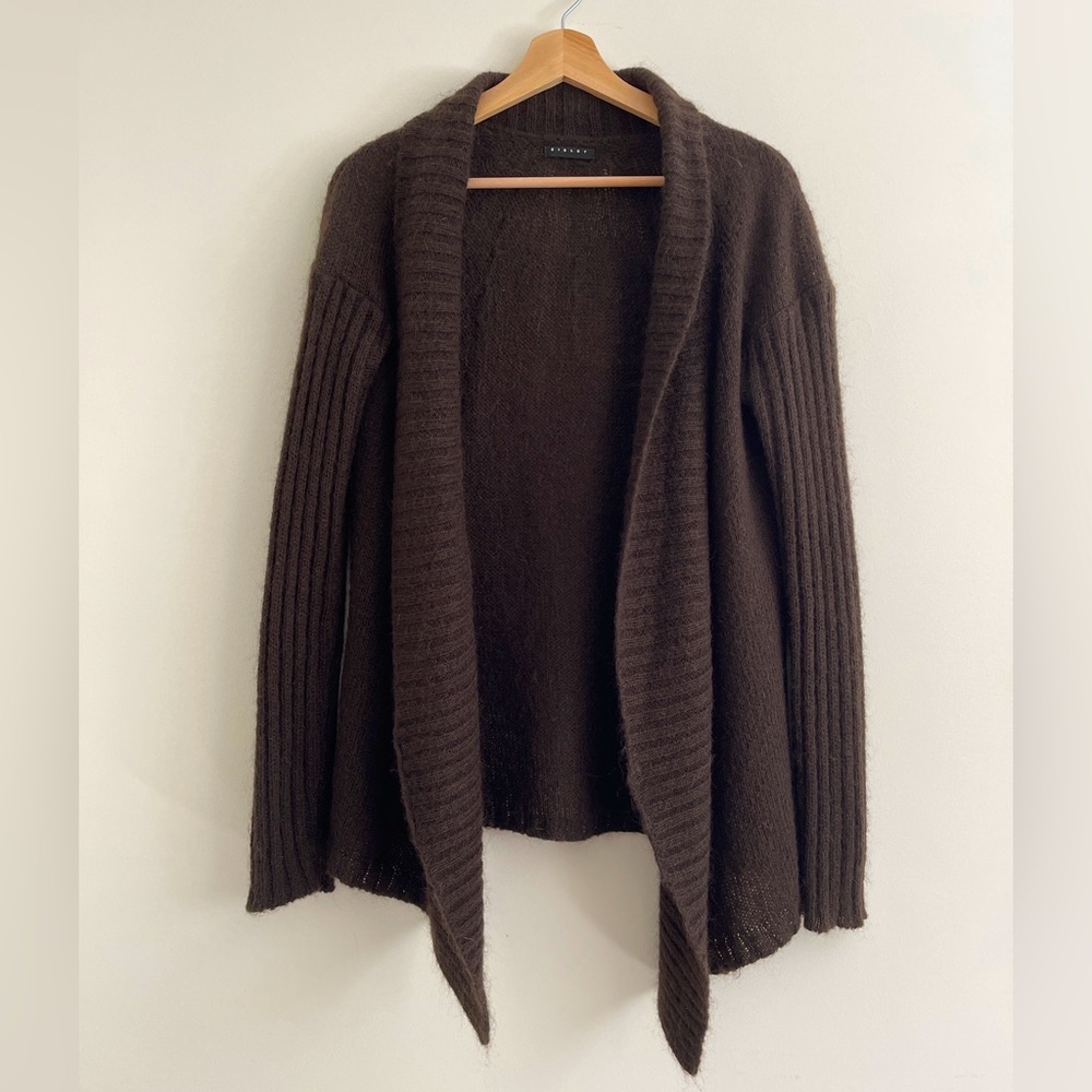 Sisley // mohair blend cardigan